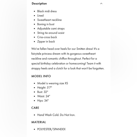 SELFIE LESLIE NWT SMITTEN SWEETHEART NECKLINE CHIFFON MIDI DRESS - Picture 9 of 10